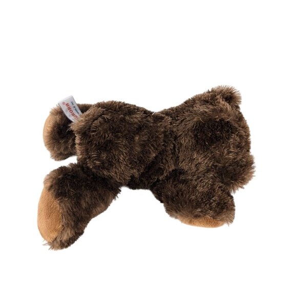 Aurora Mini Flopsie Boone Brown Bear Plush 7" Stuffed Animal Teddy #16491 NWT - Picture 3 of 7